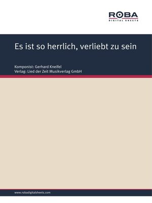 cover image of Es ist so herrlich, verliebt zu sein